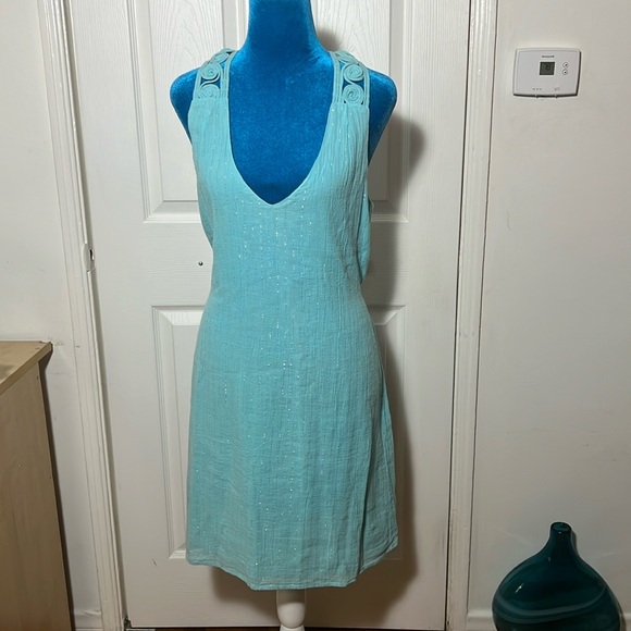 Calypso St Barth Cotton Midi Dress Small - Picture 2 of 9